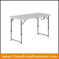 height Adjustable folding table