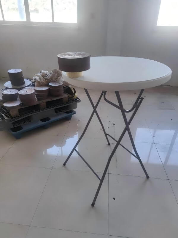 wholesale diameter 32 inches white Folding Bar Tables for outdoor events