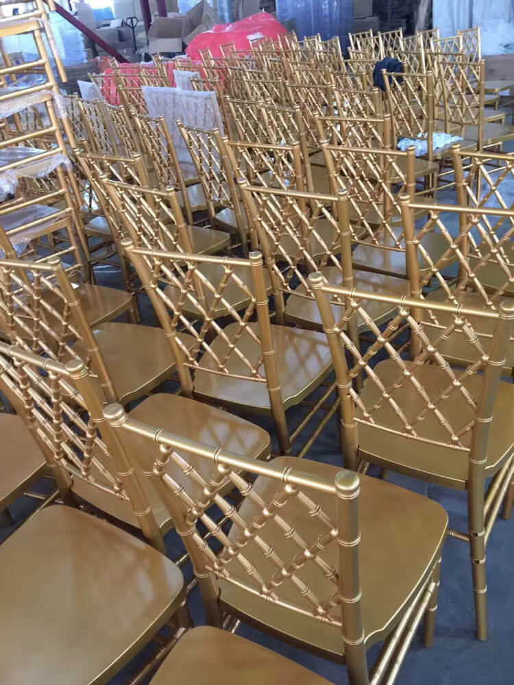Gold acrylic Chiavari Chairs