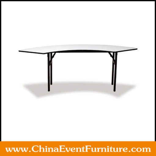 Semi-Circular- Plywood-Folding-Table