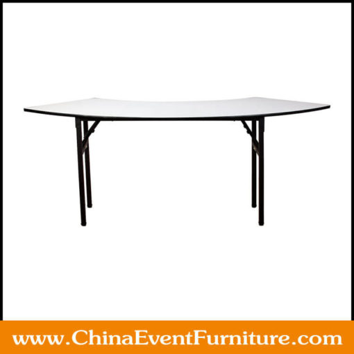 Semi-Circular- Plywood-Folding-Table