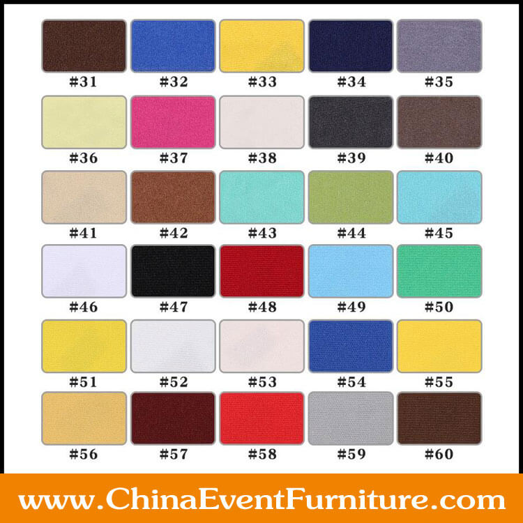 Tablecloths And Chair Covers color samples