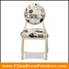 white banqueting chairs