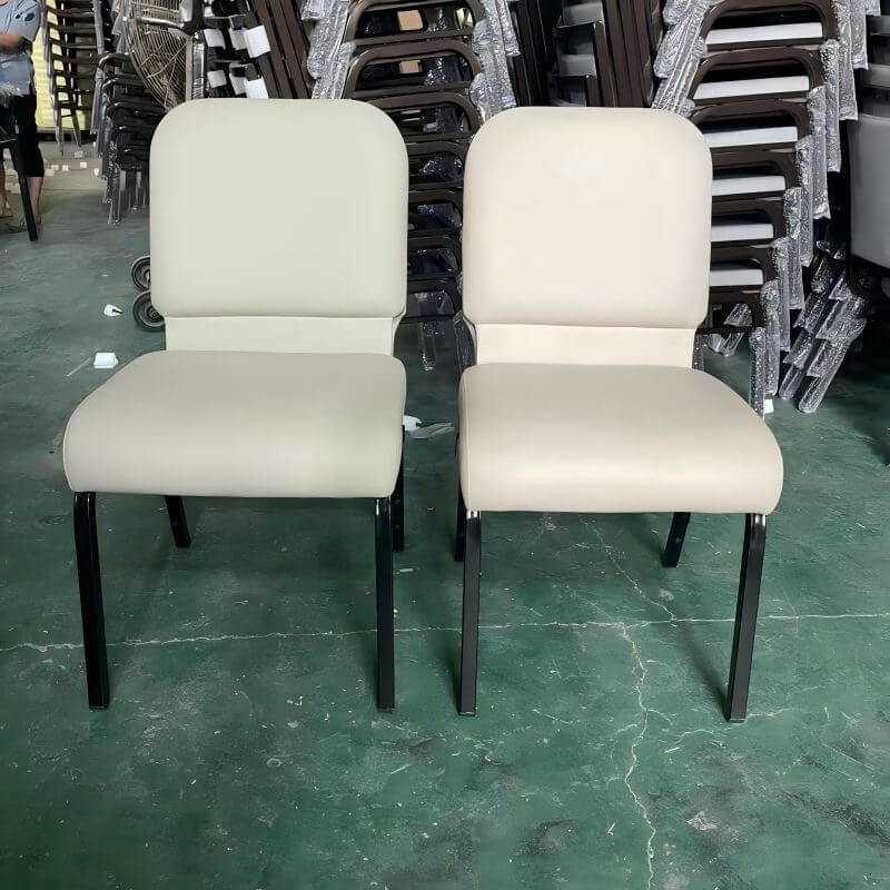 wholesale fabric upholstered Stacking Church Chairs for sale