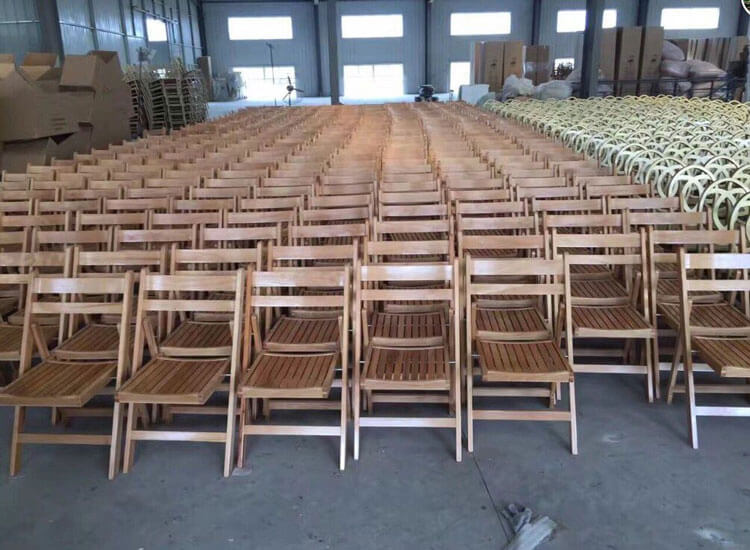 wood folding chairs