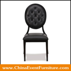 black vinyl dining chairs
