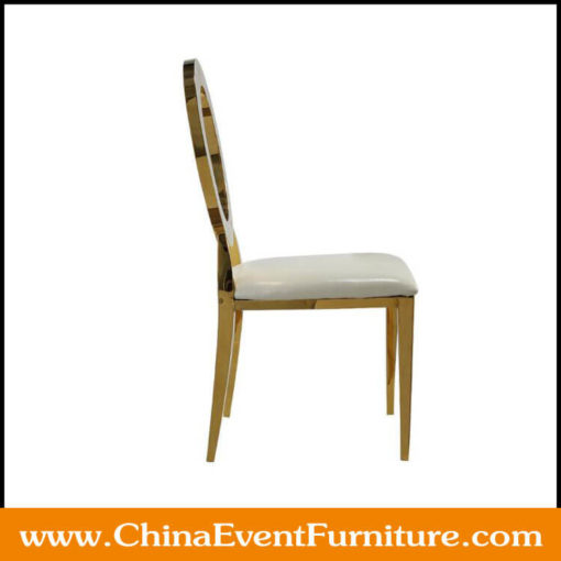 white and gold oval back dining chairs for sale