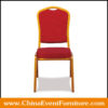 red banquet chairs