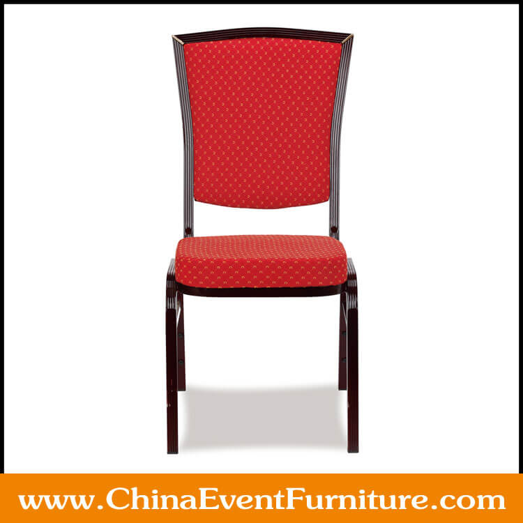 Stackable Banquet Chair-Red (CLEARANCE ITEMS) 