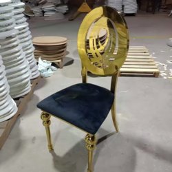 wholesale white and gold wedding chairs for weddings