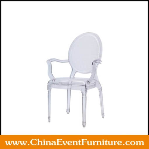wholesale clear acrylic armchair for wedding halls