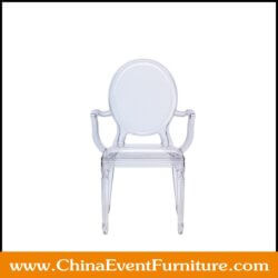 wholesale clear acrylic armchair for events