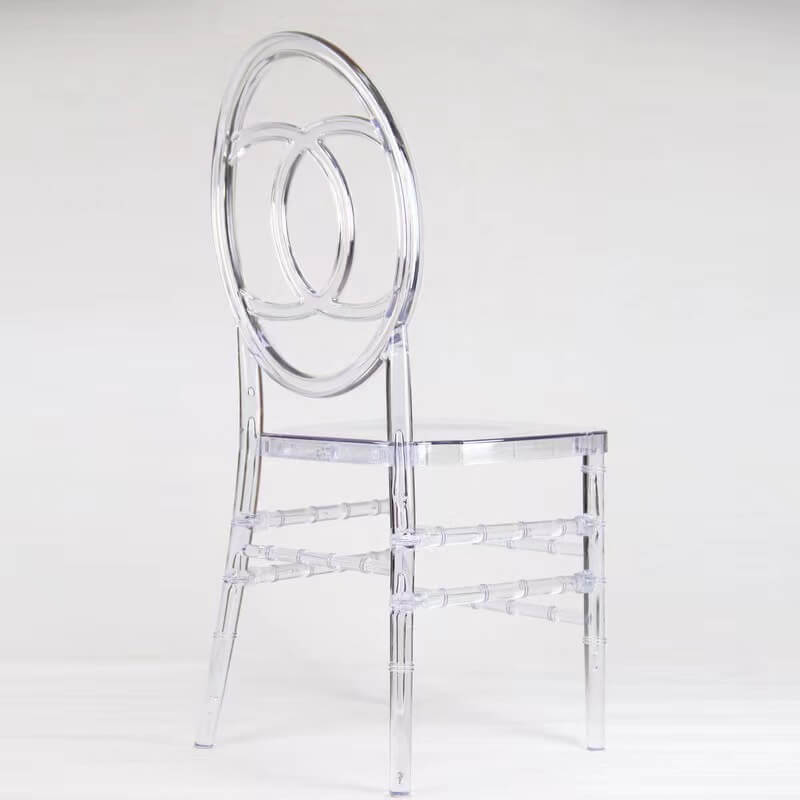 stackable Modern Clear Chanel Chairs wholesale for events