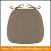 wholesale fabric covered ballroom chair cushions with ties for events