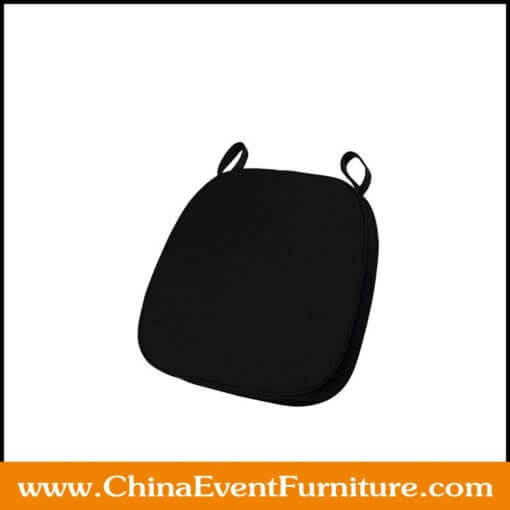 wholesale black chiavari chair cushion for weddings