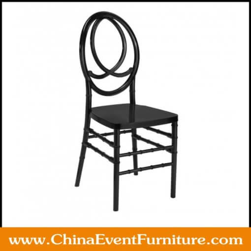 wholesale stackable black phoenix chairs for events