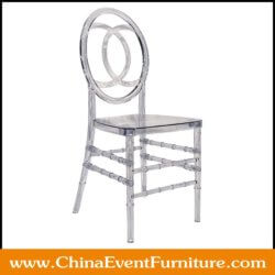 wholesale clear chanel chairs for outdoor weddings
