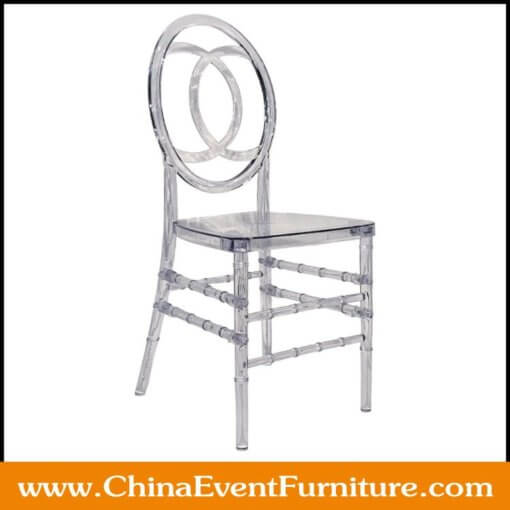 wholesale clear chanel chairs for outdoor weddings