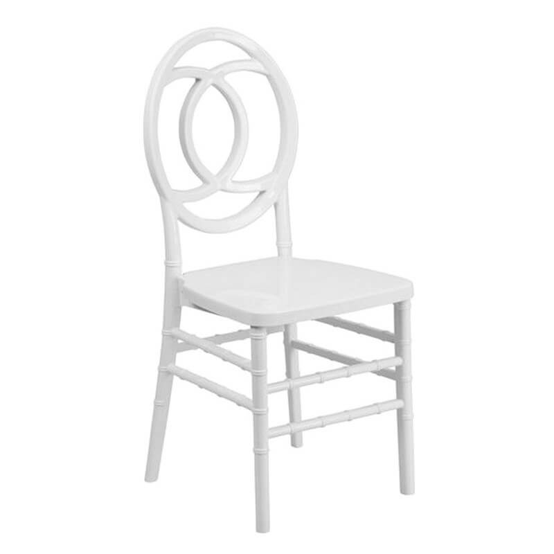 wholesale resin white Chanel Chairs for weddings