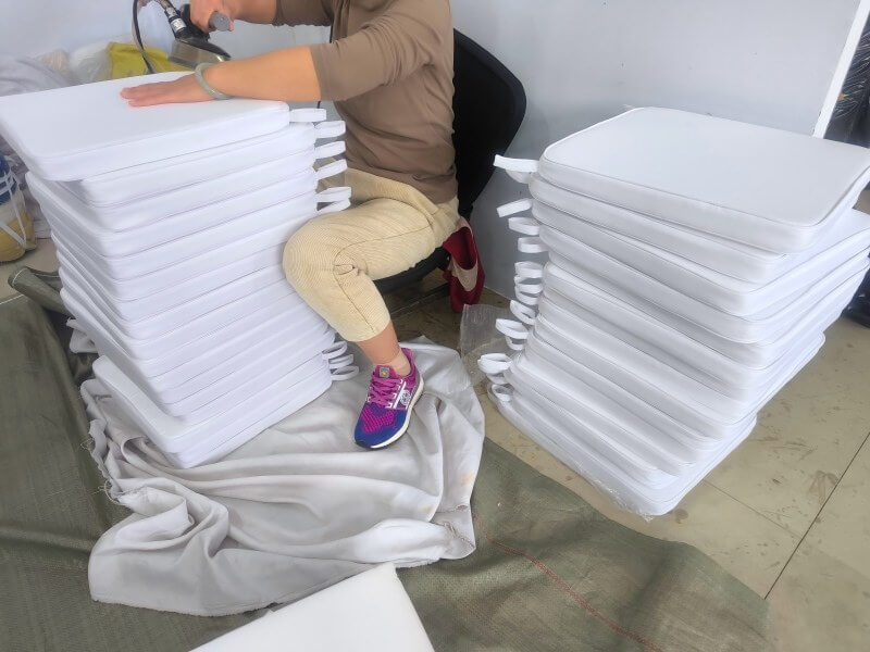 white ballroom chair cushions manufacturer in China