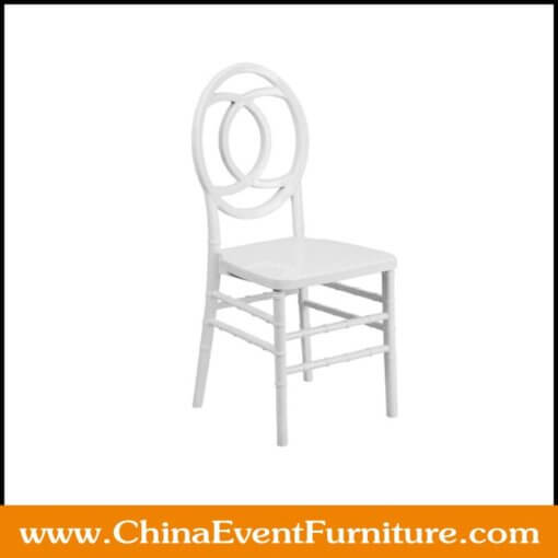 Wholesale resin white chanel chairs for weddings