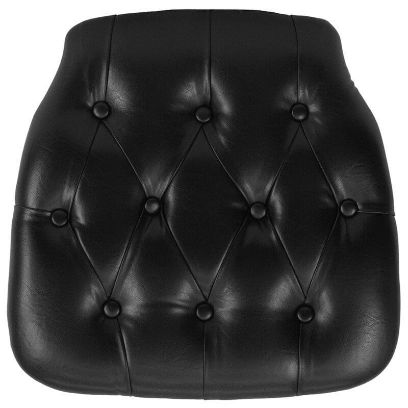 wholesale black Vinyl Chiavari Chair Cushions for weddings