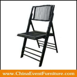 wholesale black bamboo folding chairs for outdoor events