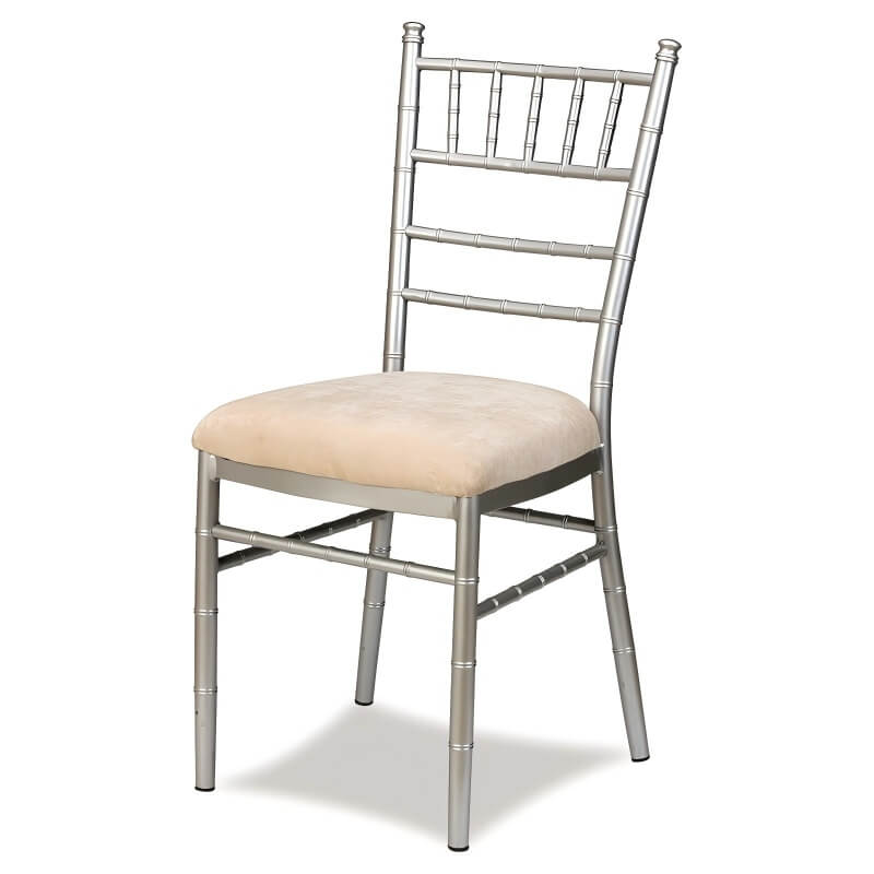 wholesale silver chiavari chairs with cushions for weddings