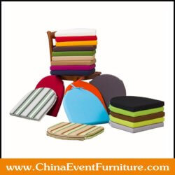 wholesale comfortable fabric chair cushions for event chairs