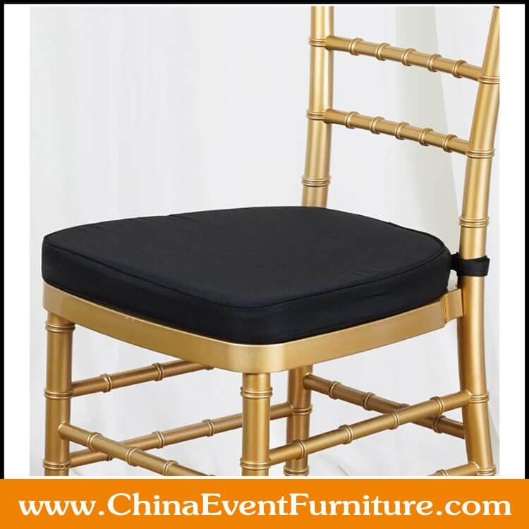 gold chiavari chair with black cushion wholesale gold chiavari chair with black cushion for sale