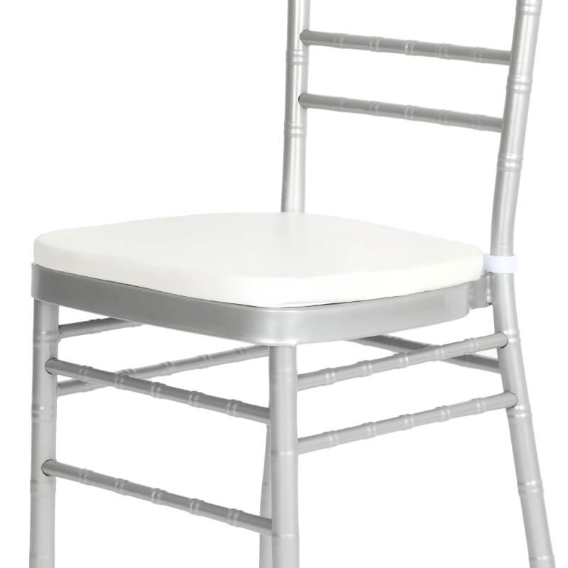 silver chiavari chair with white cushion for sale wholesale silver chiavari chair with white cushion for weddings