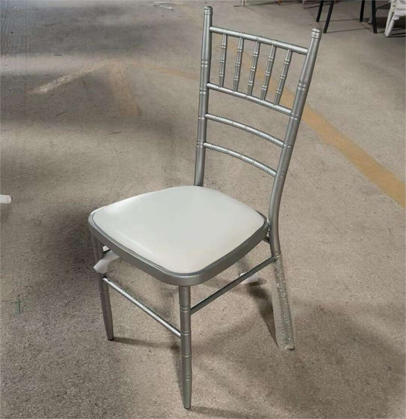 silver chiavari chair with white cushion wholesale stackable silver chiavari chair with white cushion wholesale for weddings