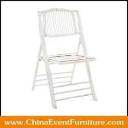 wholesale white bamboo folding chairs for outdoor weddings