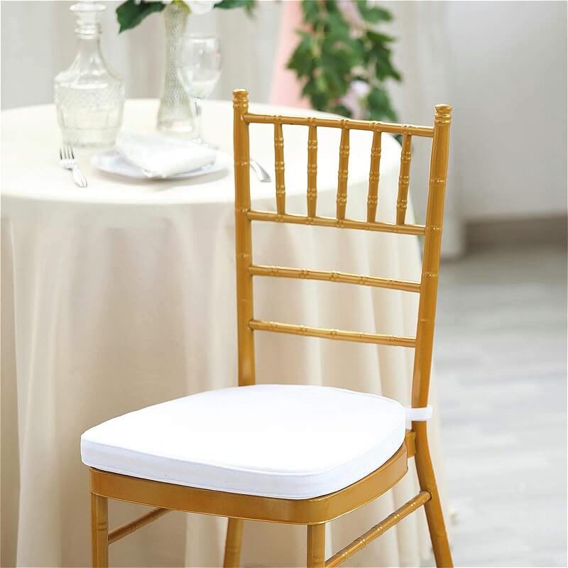 wholesale Gold Chiavari Chairs With White Cushion wholesale Gold Chiavari Chairs With White Cushion for weddings