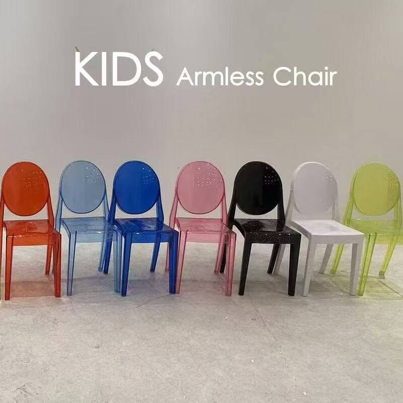 stackable Childs Ghost Chair wholesale for kids parties