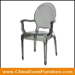 wholesale stackable Lucite Armchairs for weddings