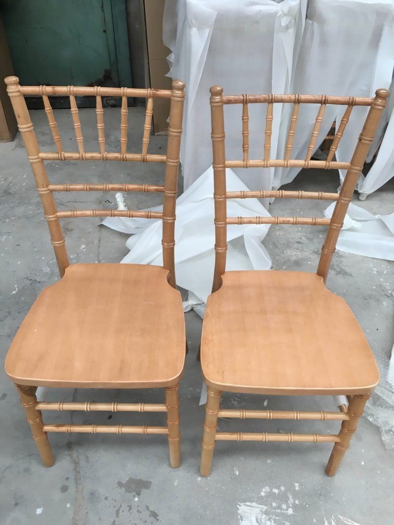 wholesale Natural wood Chiavari Chairs for weddings