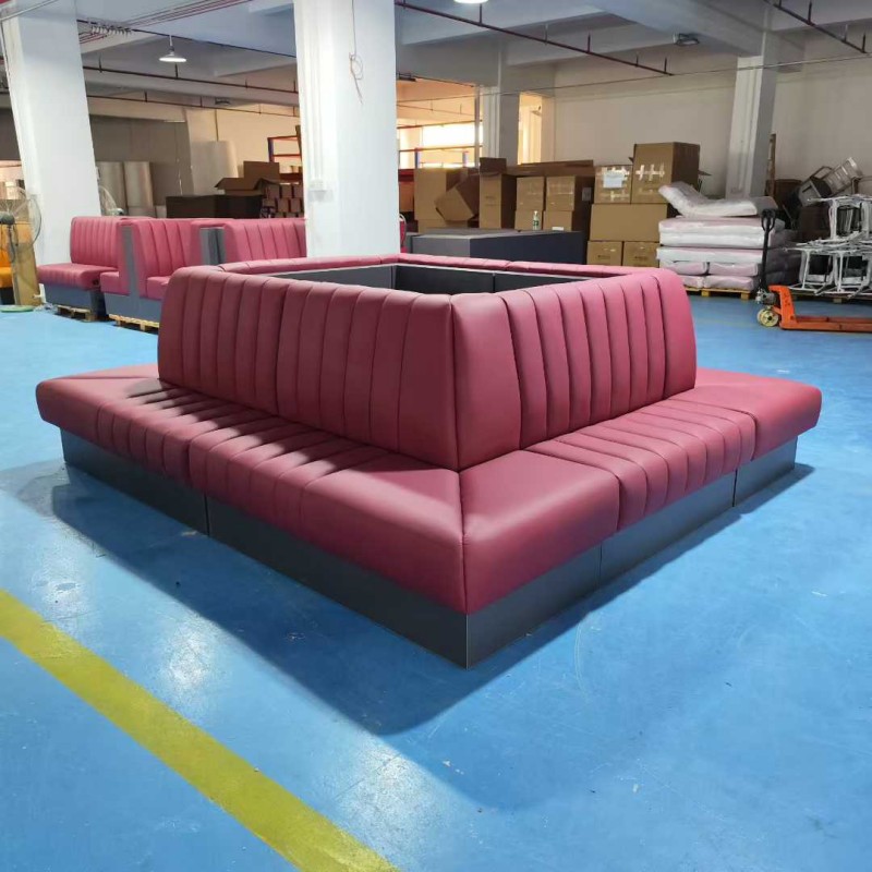custom made Upholstered Booth Bench for hotels