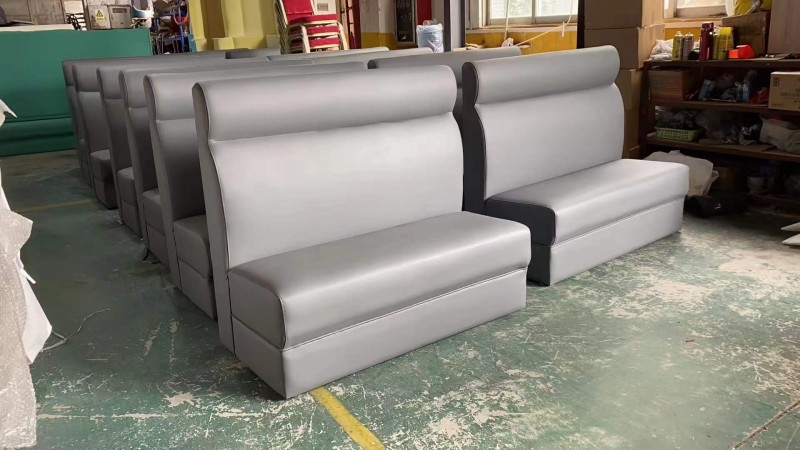 Chinese factory custom made Upholstered Booth Bench wholesale
