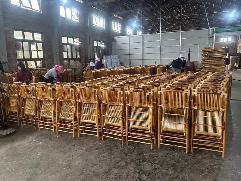 wholesale Vintage Bamboo Folding Chairs for weddings
