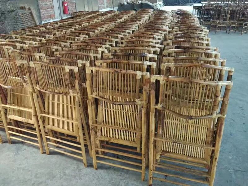 wholesale Vintage Bamboo Folding Chairs for weddings
