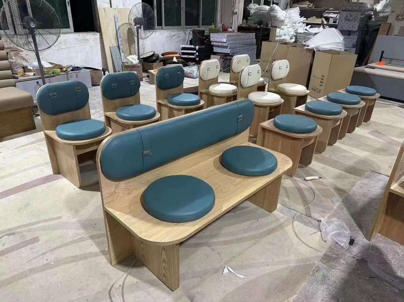 custom make Wood Banquette Seating for sale