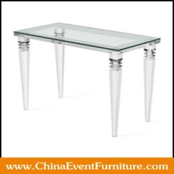 wholesale long clear acrylic dining room table for homes