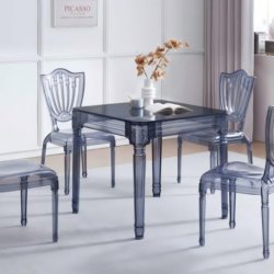 wholesale modern acrylic table and chairs for dining room