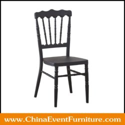 wholesale stackable black Napoleon Chairs for events