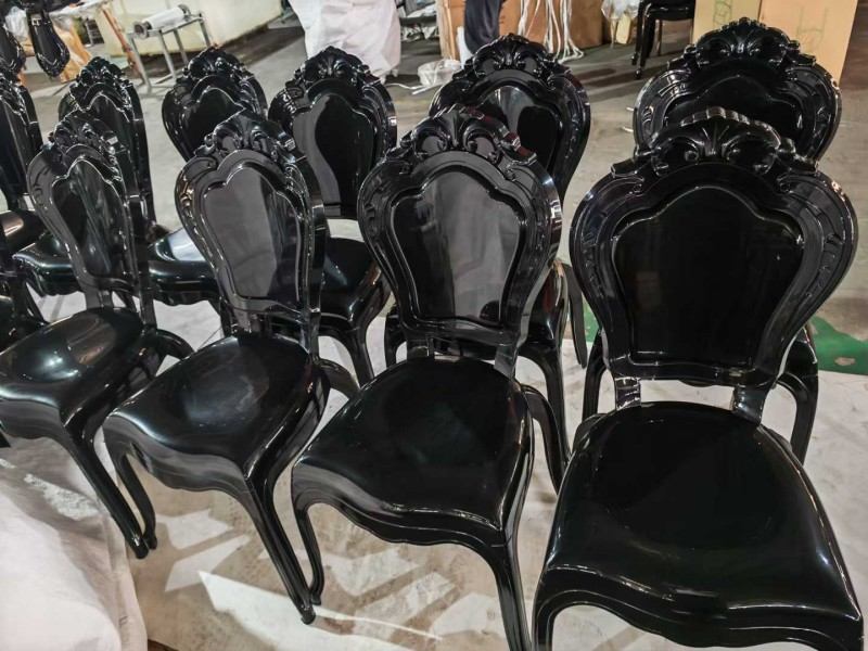 wholesale black acrylic dining chairs for sale