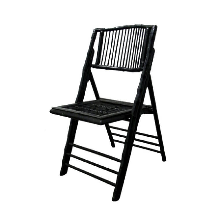 wholesale black bamboo folding chairs for sale