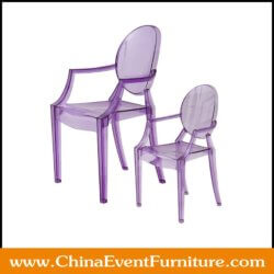 wholesale stackable childs ghost chair for parties