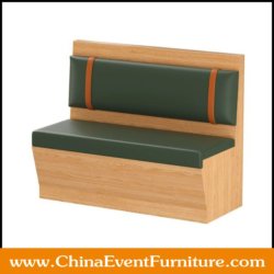 wholesale wood frame commercial booth seating for hotel restaurants