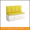 custom make kitchen banquette seating with storage factory in China